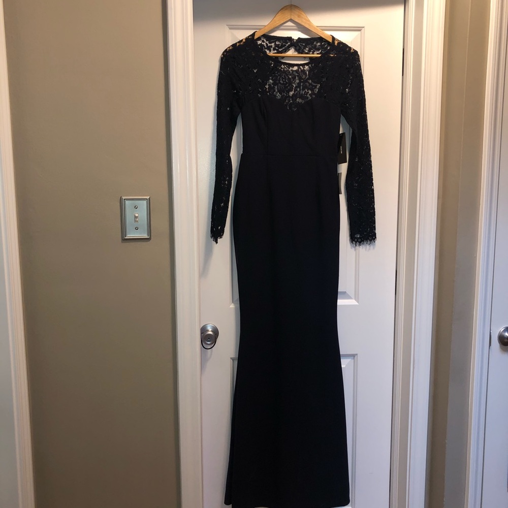 Navy formal gown
